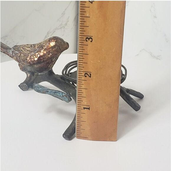 METAL Bird On Branches Tea Light Candle Holder Home Decor - Picture 6 of 7